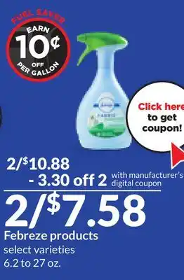 Hy-Vee Febreze products offer