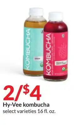 Hy-Vee Hy-vee kombucha offer