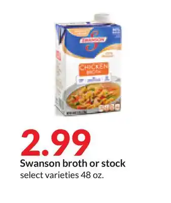 Hy-Vee Swanson broth or stock offer