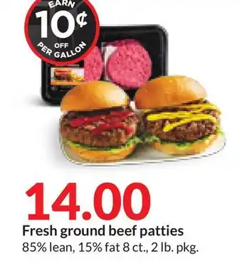 Hy-Vee Fresh ground beef patties offer