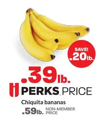 Hy-Vee Chiquita bananas offer