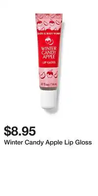 Bath & Body Works Winter candy apple lip gloss offer