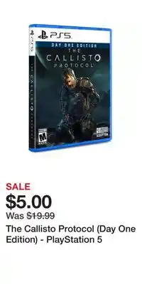 Game Stop The callisto protocol (day one edition) - playstation 5 offer