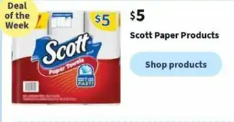 Walgreens Scott Paper Products offer