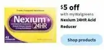 Walgreens Nexium 24HR Acid Reducer offer