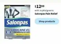 Walgreens Salonpas Pain Relief offer