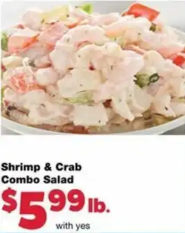 Family Fare Shrimp & Crab Combo Salad offer