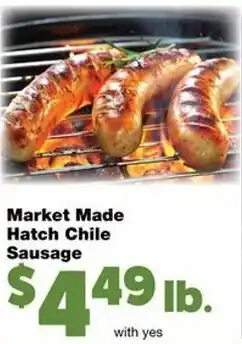Family Fare Market Made Hatch Chile Sausage offer