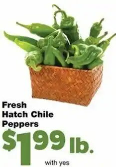 Family Fare Fresh Hatch Chile Peppers offer