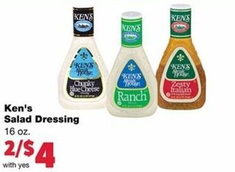 Family Fare Ken's Salad Dressing offer