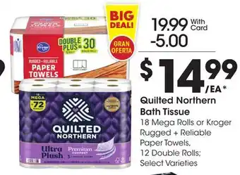 Ralphs Quilted northern bath tissue offer