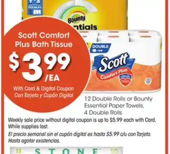 Ralphs Scott comfort plus bath tissue offer