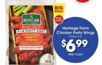 Ralphs Heritage farm chicken party wings offer