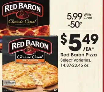 Ralphs Red baron pizza offer