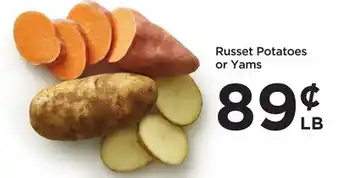 Food 4 Less Russet potatoes or yams offer