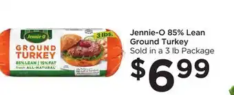 Food 4 Less Jennie-o 85% lean ground turkey offer