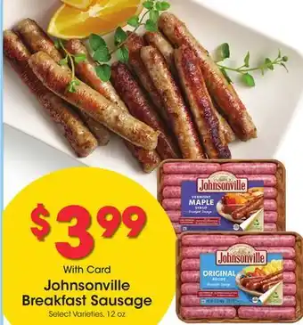 Ralphs Johnsonville breakfast sausage offer