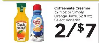 Food 4 Less Coffeemate creamer offer