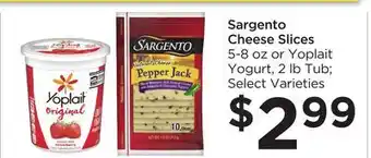 Food 4 Less Sargento cheese slices offer