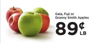 Food 4 Less Gala, fuji or granny smith apples offer