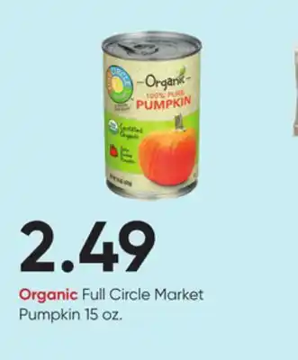 Stater Bros Organic full circle market pumpkin offer