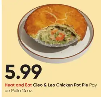 Stater Bros Cleo & leo chicken pot pie offer