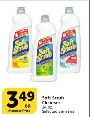 Albertsons Soft scrub cleanser offer