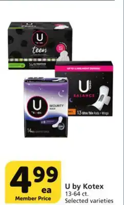 Albertsons U by kotex offer