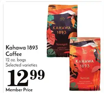 Pavilions Kahawa 1893 coffee offer