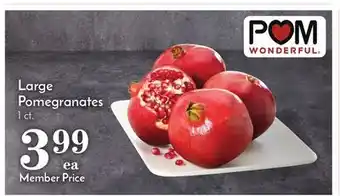 Pavilions Large pomegranates offer