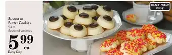 Pavilions Susans or butter cookies offer