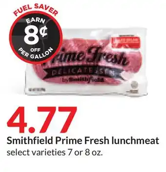 Hy-Vee Smithfield prime fresh lunchmeat offer