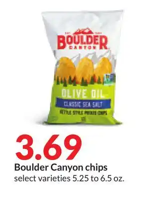 Hy-Vee Boulder canyon chips offer