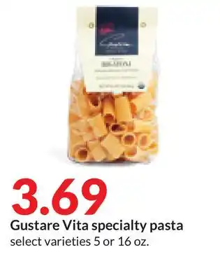 Hy-Vee Gustare vita specialty pasta offer