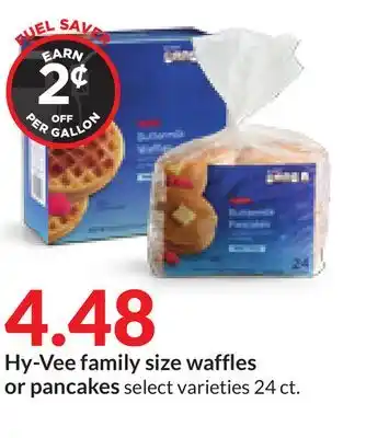 Hy-Vee Hy-vee family size waffles or pancakes offer