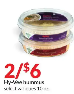 Hy-Vee Hy-vee hummus offer