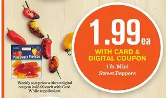 Mariano's 1 lb. mini sweet peppers offer
