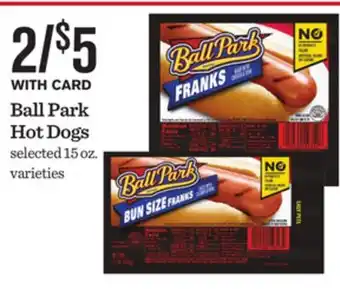 Mariano's Ball park hot dogs offer