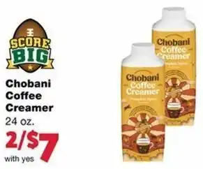Family Fare Chobani Coffee Creamer 24 oz offer