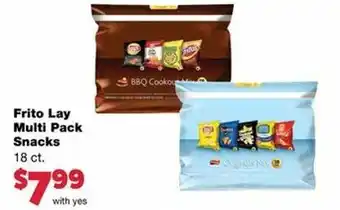 Family Fare Frito Lay Multi Pack Snacks offer