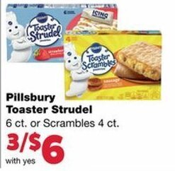 Family Fare Pillsbury Toaster Strudel offer