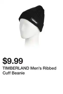 Marshalls Timberland men's ribbed cuff beanie offer