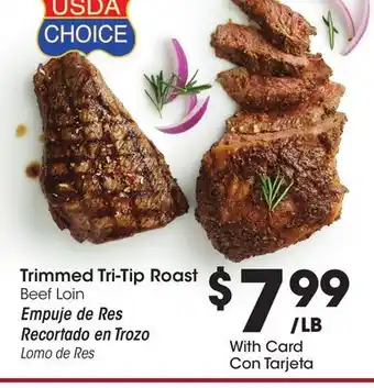 Ralphs Trimmed tri-tip roast offer