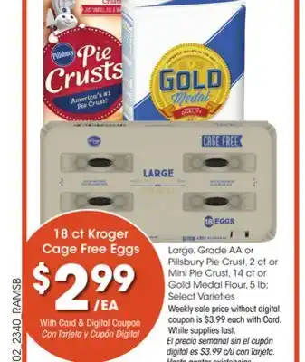 Ralphs Kroger cage free eggs offer
