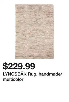 Ikea Lyngsbäk rug, handmade/multicolor offer