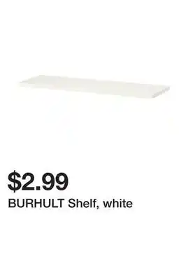 Ikea Burhult shelf, white offer