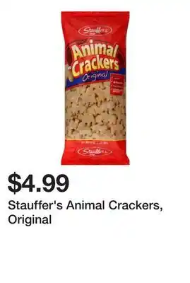 Wegmans Stauffer's animal crackers, original offer