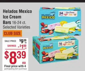 Smart & Final Helados mexico ice cream bars offer