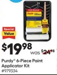 Lowe's Purdy 6-Piece Paint Applicator Kit offer