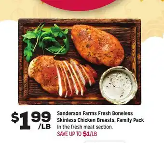 Grocery Outlet Sanderson farms fresh boneless skinless chicken breasts offer
